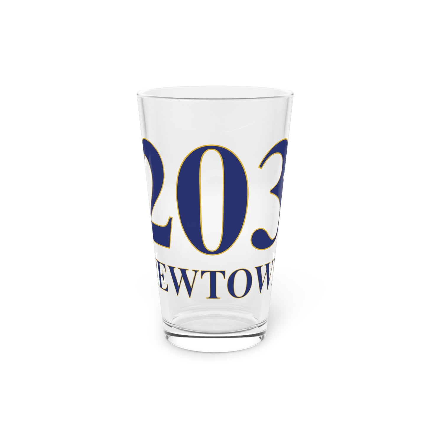 203 Newtown Pint Glass, 16oz
