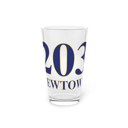 203 Newtown Pint Glass, 16oz
