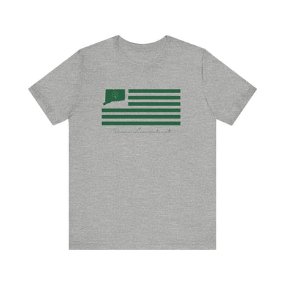 Vernon Connecticut St Patrick’s Day Flag Unisex Jersey Short Sleeve T-Shirt