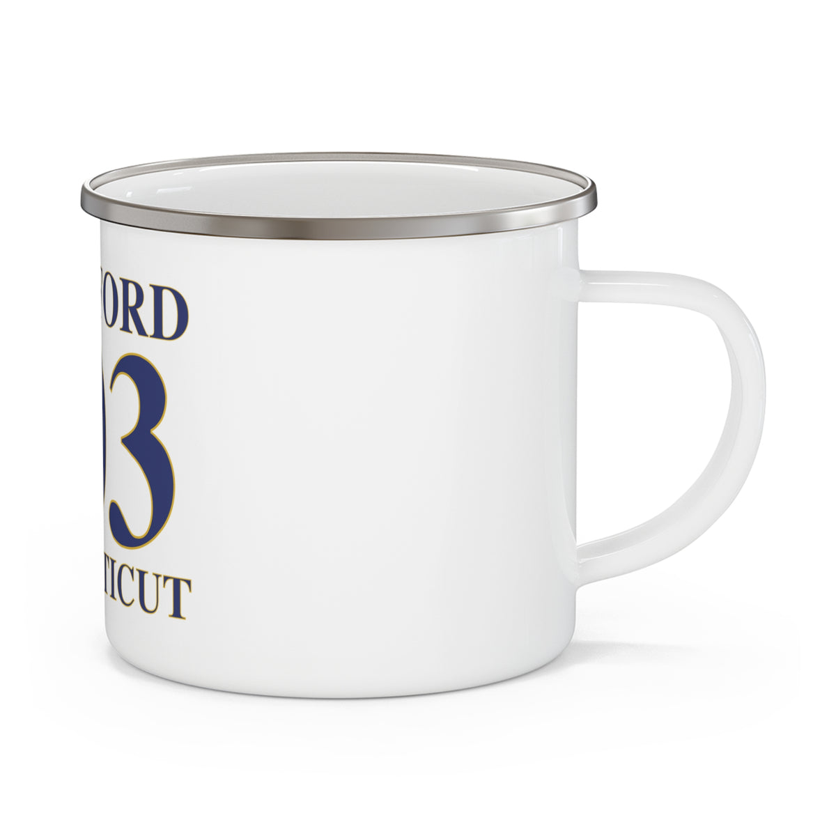 Branford 203 Connecticut Enamel Camping Mug