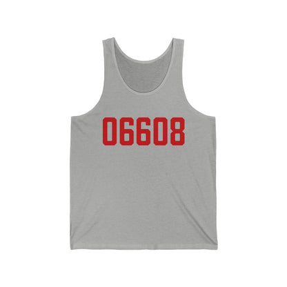 06608 Bridgeport Connecticut Zip Code Unisex Jersey Tank Top