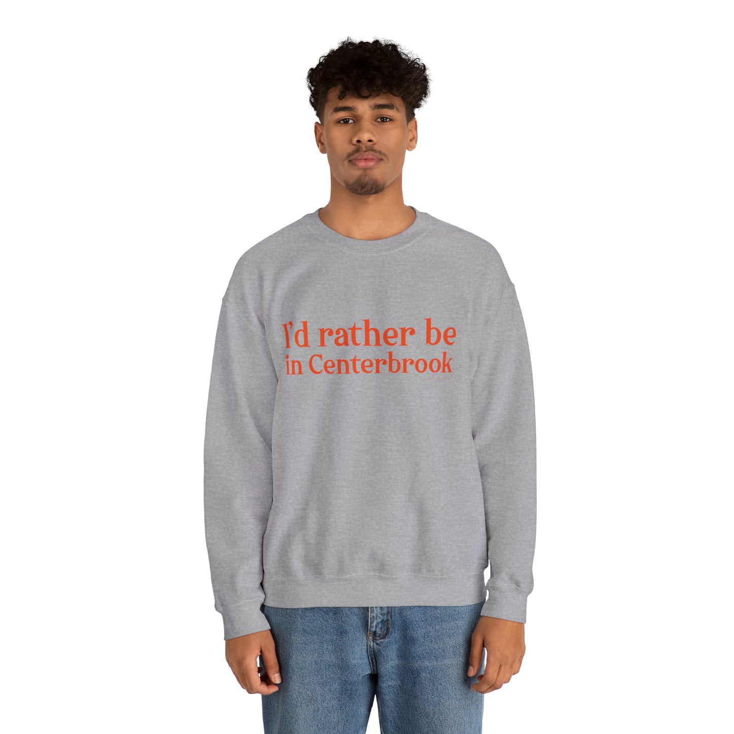 I'd rather be in Centerbrook Unisex Heavy Blend™ Crewneck Sweatshirt