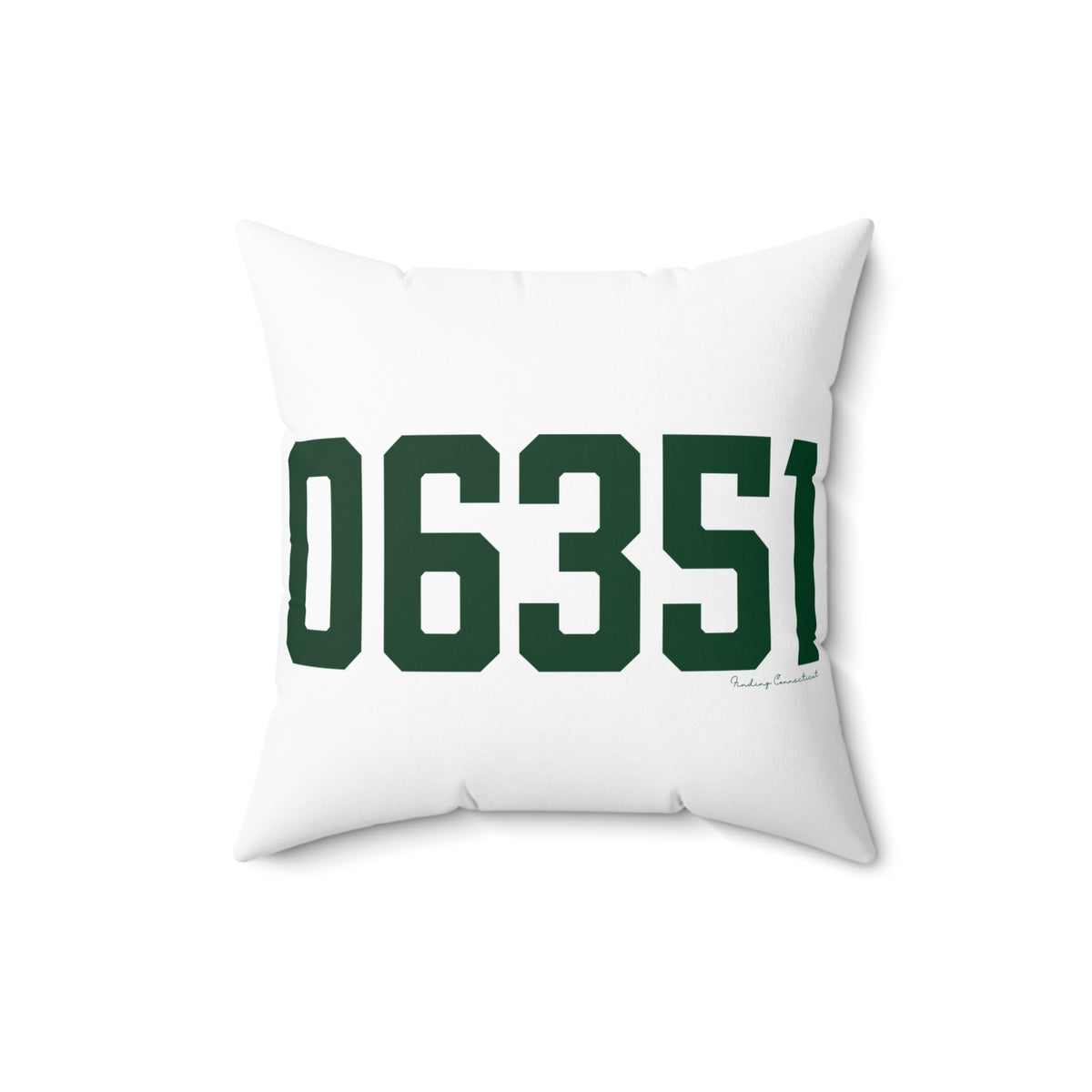 06351 Griswold Connecticut Zip Code Spun Polyester Square Pillow
