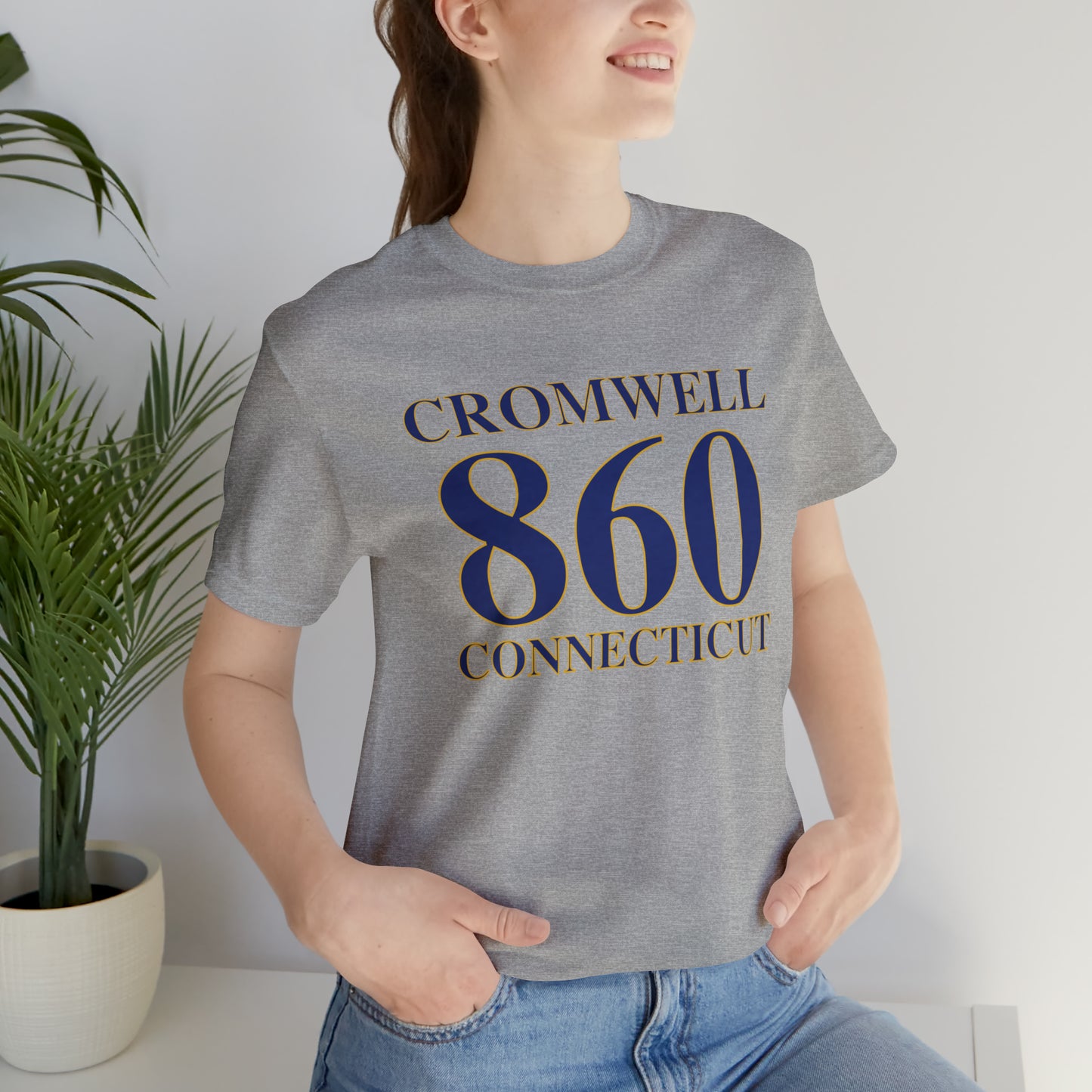 Cromwell 860 Connecticut Unisex Jersey Short Sleeve T-Shirt