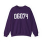 06074 - South Windsor CT Zip Code  Unisex Heavy Blend™ Crewneck Sweatshirt