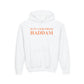 Just a kid from Haddam Youth Heavy Blend Hooded Sweatshirt