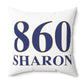 860 Sharon Polyester Square Pillow