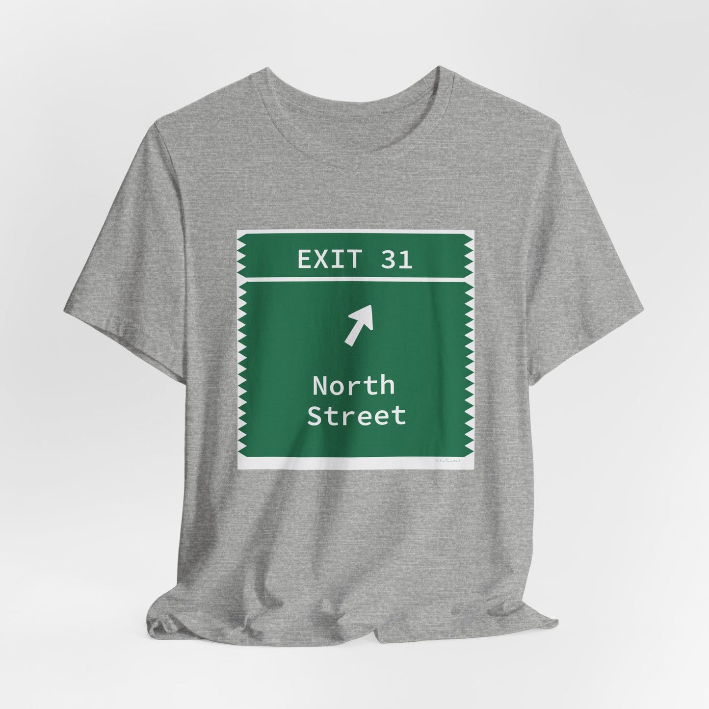 Vintage Merritt Parkway Exit 31 Sign Unisex Jersey Short Sleeve T-Shirt