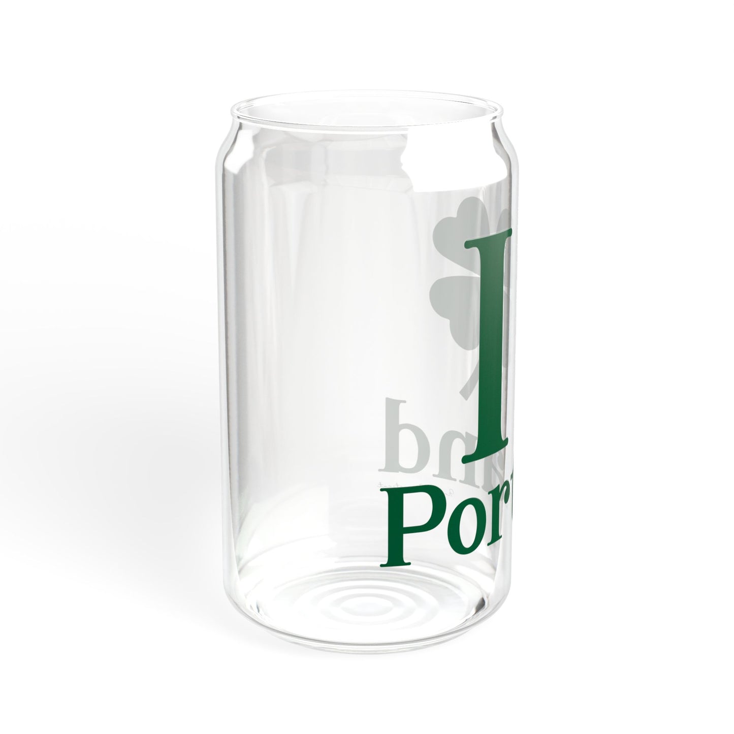 I Clover Portland Sipper Glass, 16oz