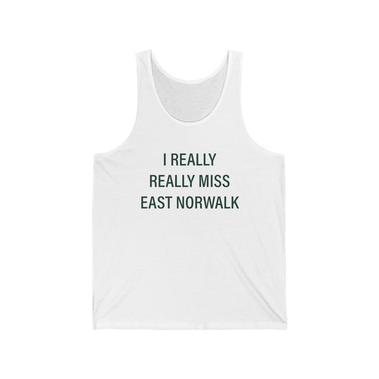 I Really Really Miss East Norwalk Unisex Jersey Tank Top