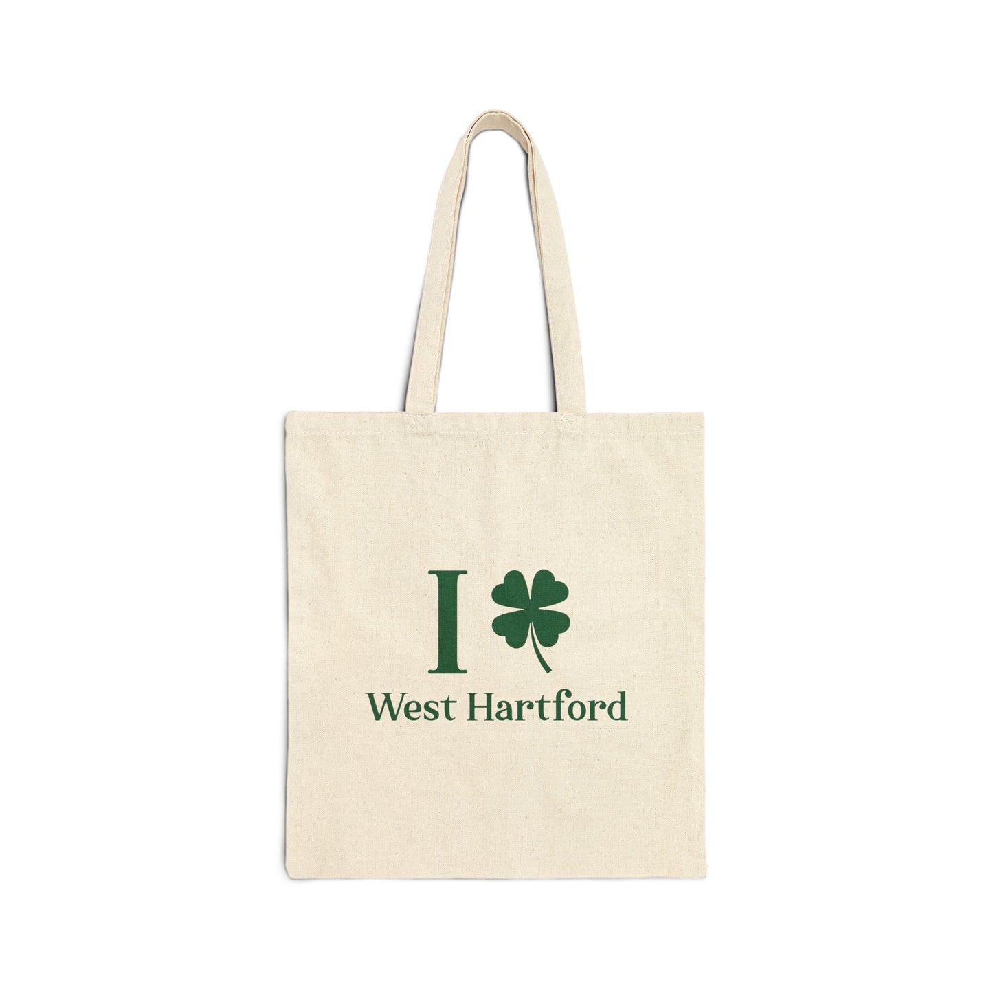 I Clover West Hartford Cotton Canvas Tote Bag