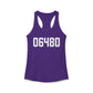 06480 Portland CT Zip Code Women's Ideal Racerback Tank Top