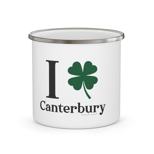 I Clover Canterbury Enamel Camping Mug