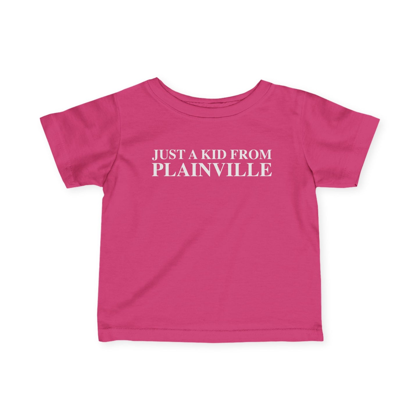 Just a kid from Plainville Infant Fine Jersey T-Shirt