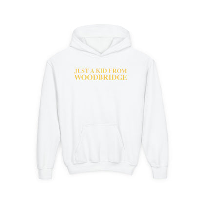 Just a kid from Woodbridge Youth Heavy Blend Hooded Sweatshirt