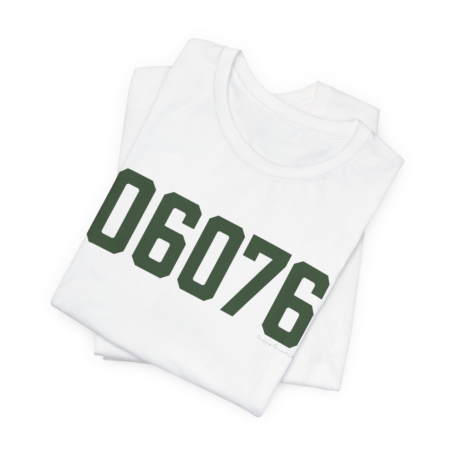 06076 Union Connecticut Zip Code Unisex Jersey Short Sleeve T-Shirt
