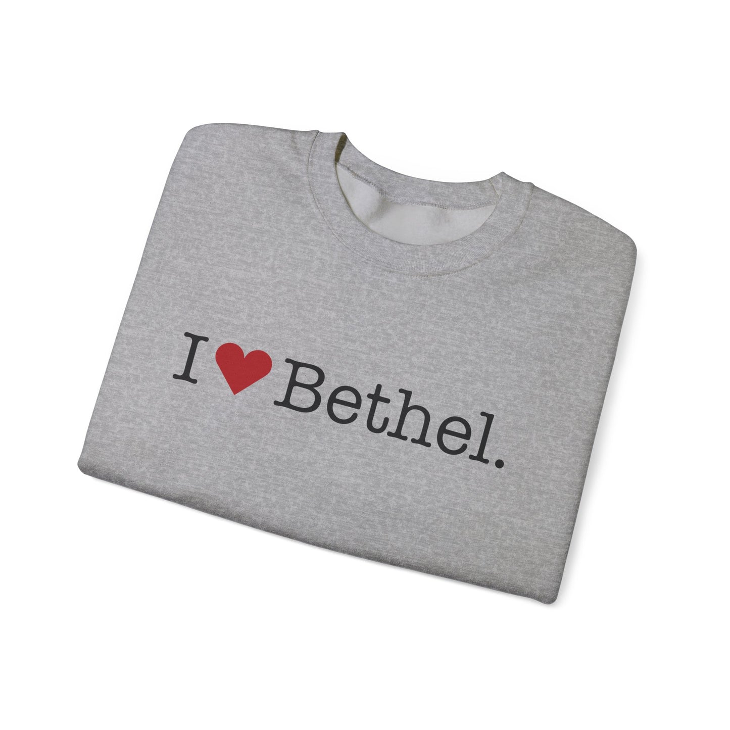 I Heart Bethel. Unisex Heavy Blend™ Crewneck Sweatshirt