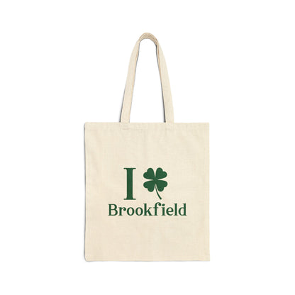 I Clover Brookfield Cotton Canvas Tote Bag