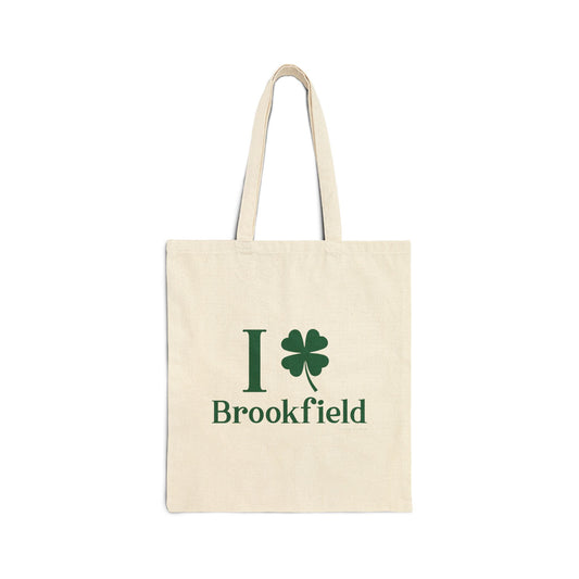 I Clover Brookfield Cotton Canvas Tote Bag