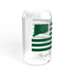 Pomfret Connecticut St. Patrick’s Day Flag Sipper Glass, 16oz