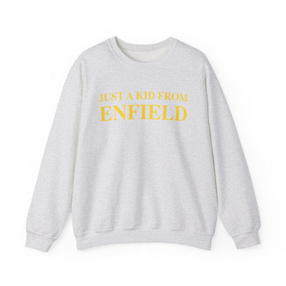 Just a kid from Enfield Unisex Heavy Blend™ Crewneck Sweatshirt