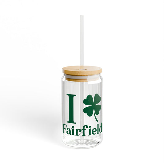 I Clover Fairfield Sipper Glass, 16oz