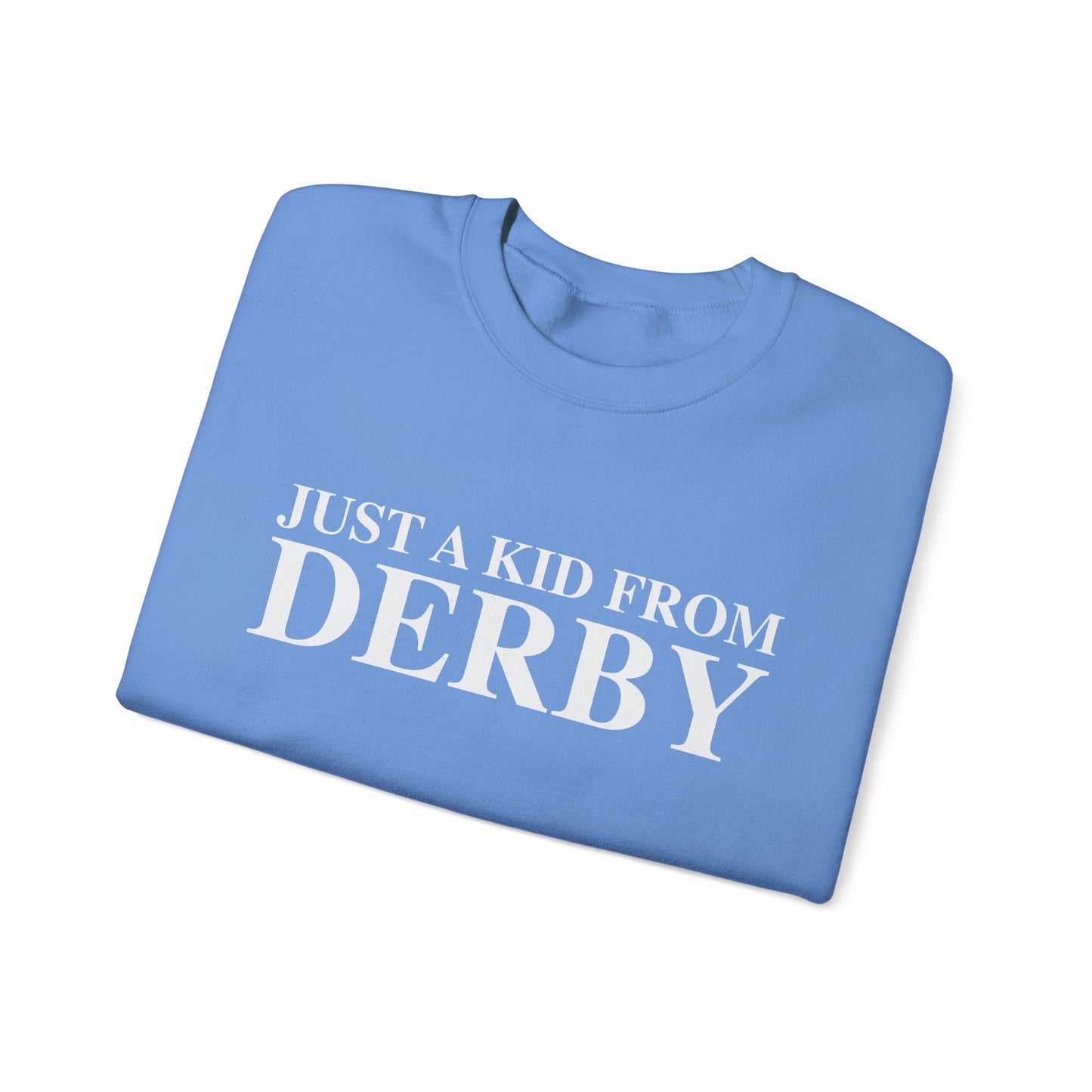 Just a kid from Derby Unisex Heavy Blend™ Crewneck Sweatshirt