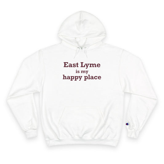 East Lyme is My Happy Place Champion Hoodie