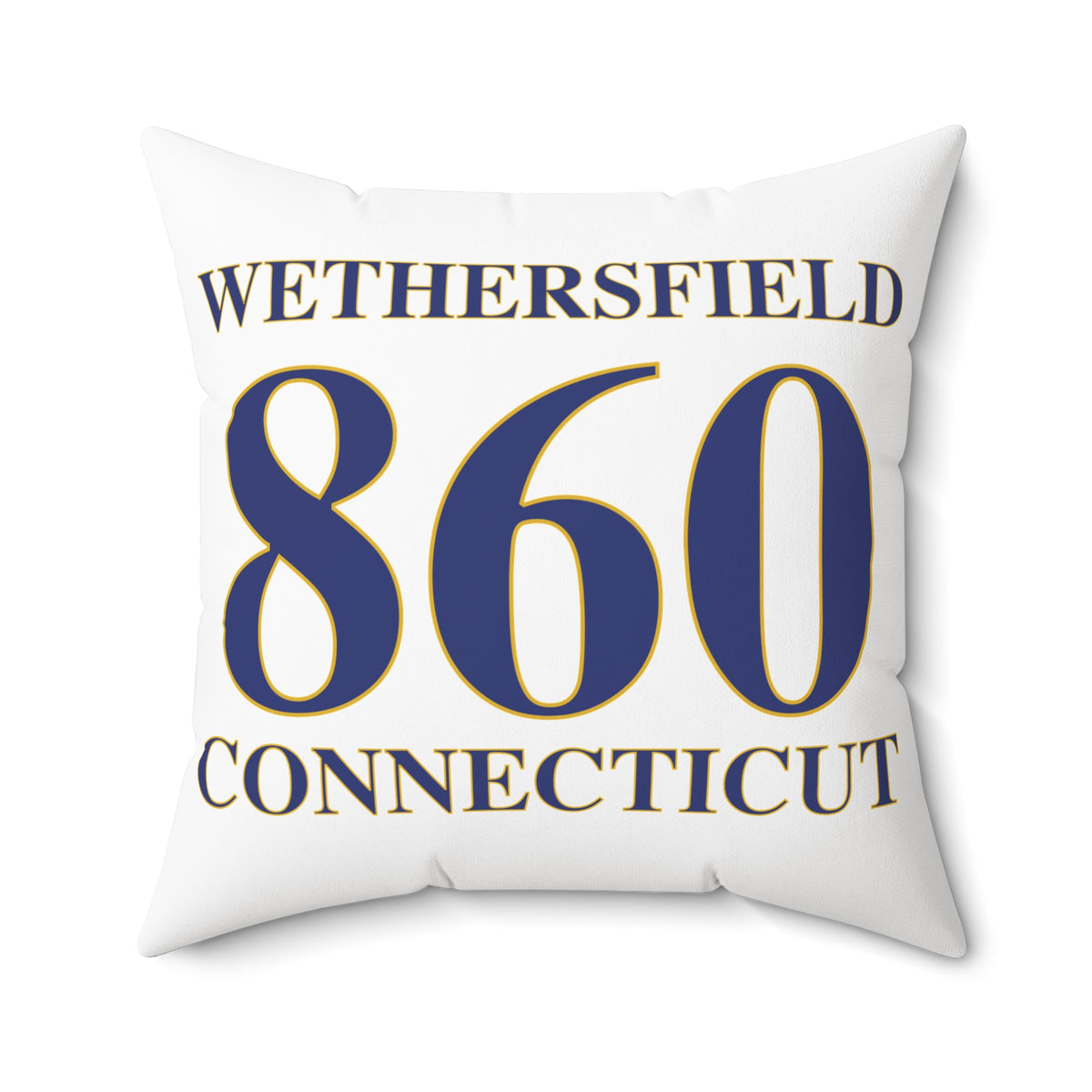 Wethersfield 860 Connecticut Polyester Square Pillow