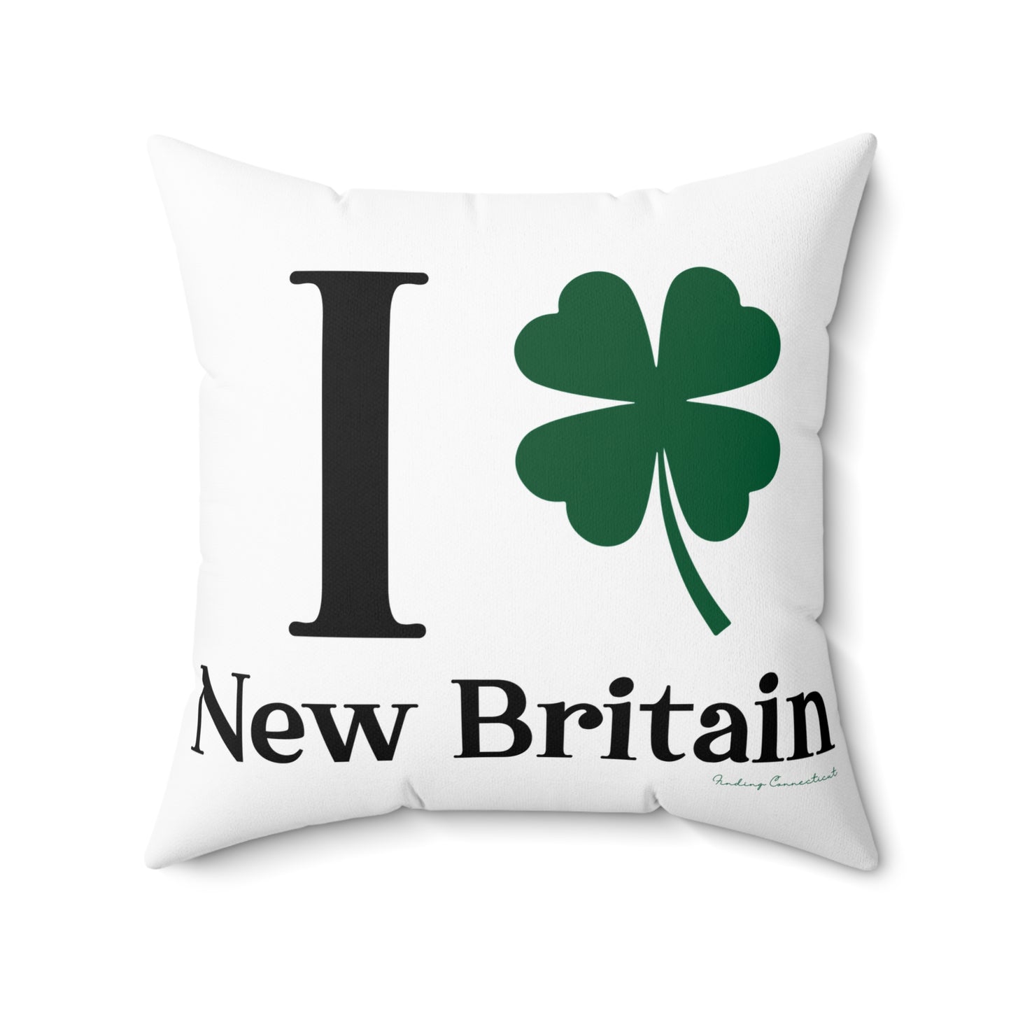 I Clover New Britain Spun Polyester Square Pillow