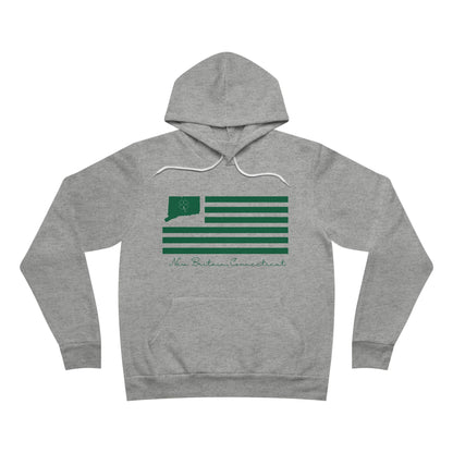 New Britain Connecticut St Patrick’s Day Flag Unisex Sponge Fleece Pullover Hoodie