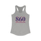 860 New Hartford Red White & Blue Women's Ideal Racerback Tank Top