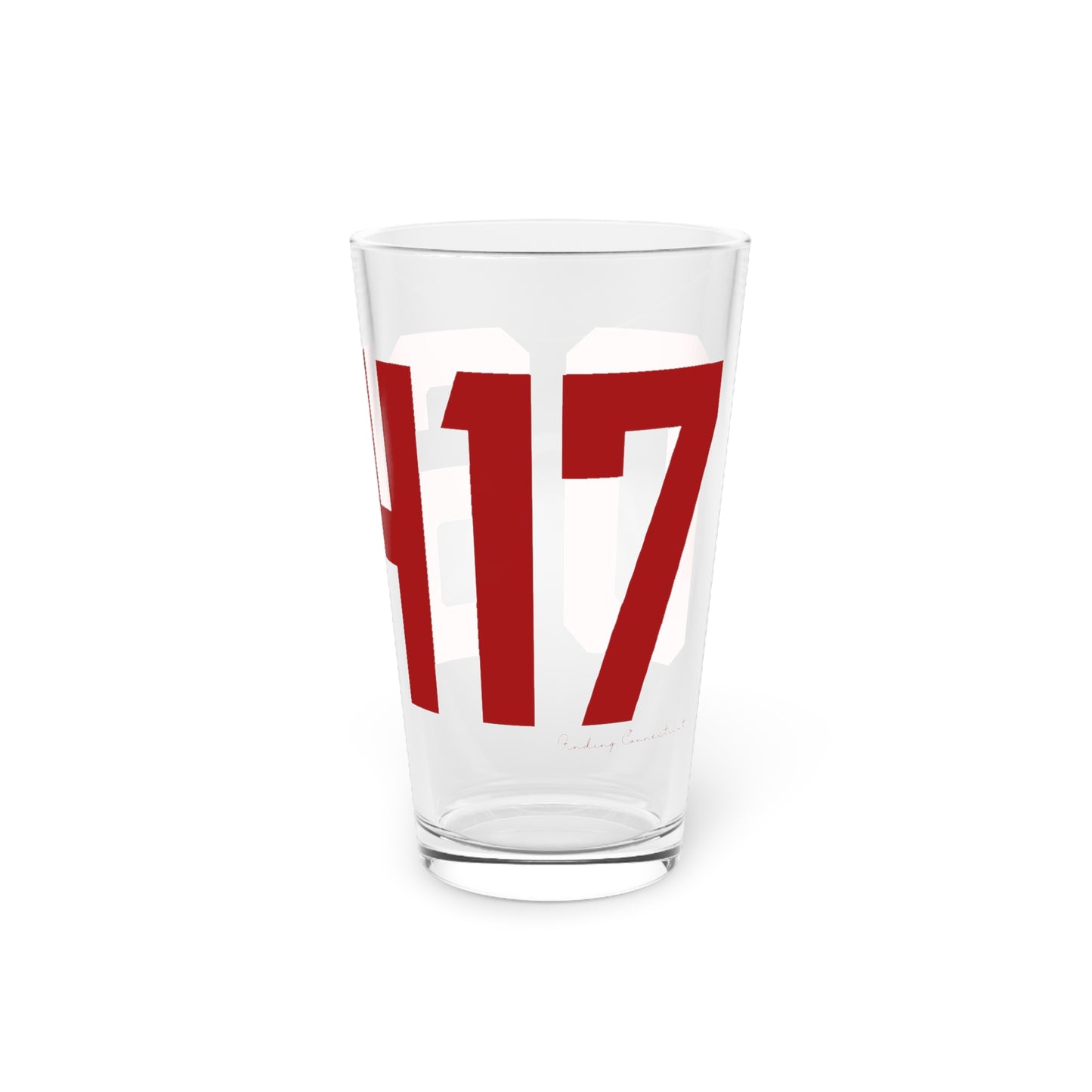 06417 Deep River Connecticut Zip Code Pint Glass, 16oz