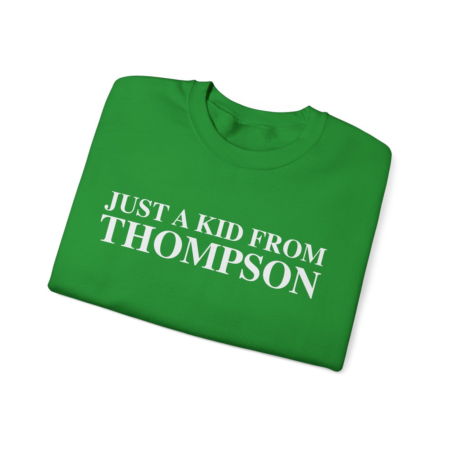 Just a kid from Thompson Unisex Heavy Blend™ Crewneck Sweatshirt