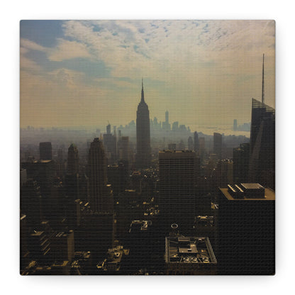 NYC Skyline Matte Canvas, Stretched, 1.25"