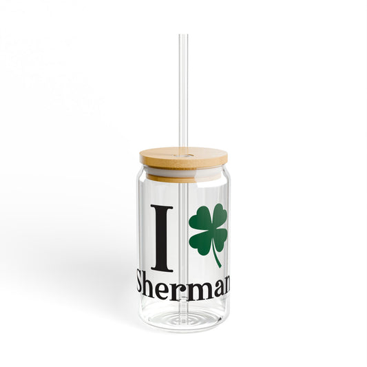 I Clover Sherman Sipper Glass, 16oz