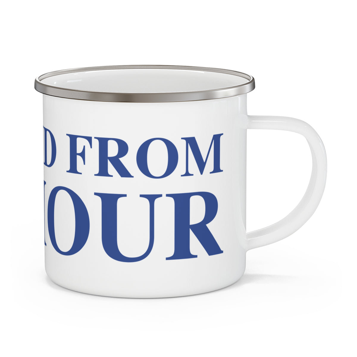 Just a kid from Seymour Enamel Camping Mug
