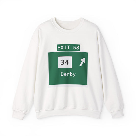 Vintage WCP Exit 58 Sign Unisex Heavy Blend™ Crewneck Sweatshirt