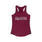 Just a kid from Preston Women's Ideal Racerback Tank Top
