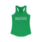 Just a kid from Preston Women's Ideal Racerback Tank Top