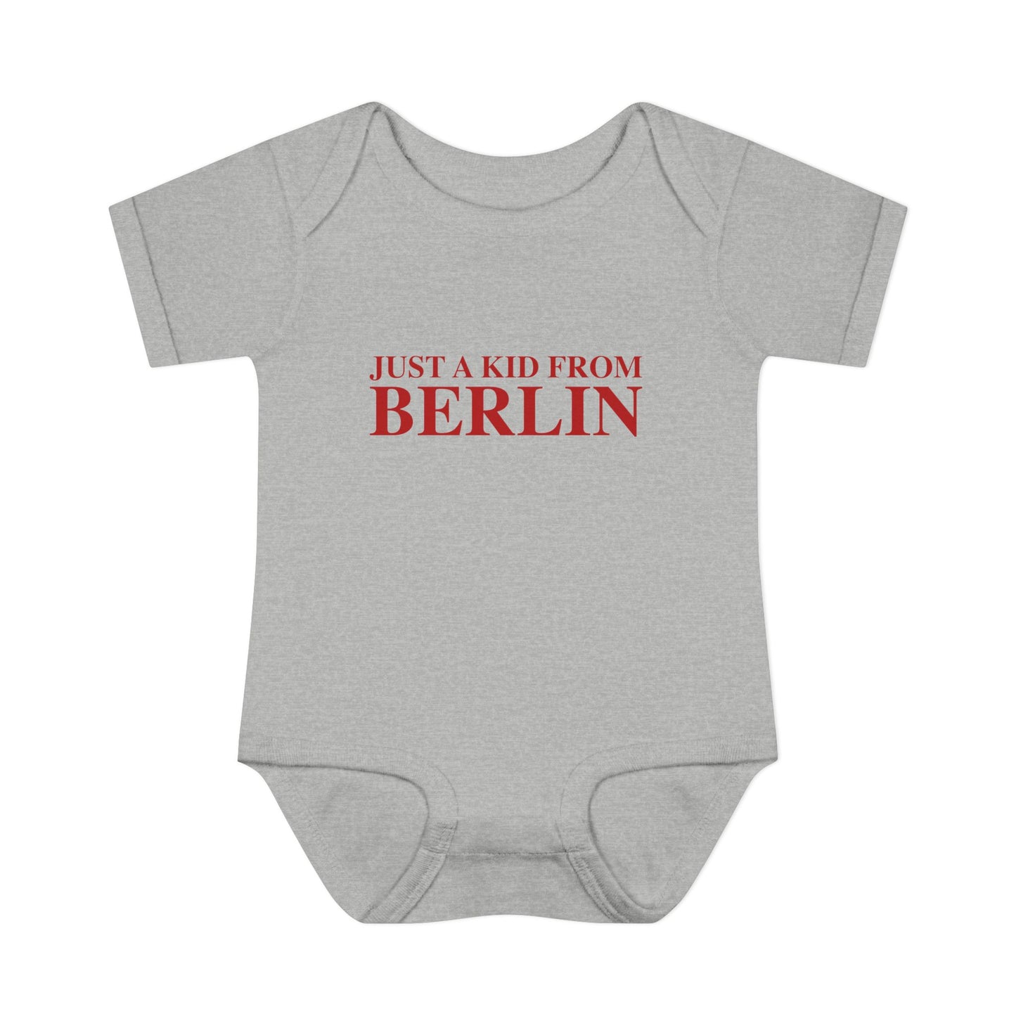 Just a kid from Berlin Infant Baby Rib Bodysuit