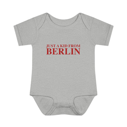 Just a kid from Berlin Infant Baby Rib Bodysuit