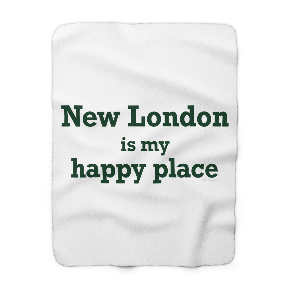 New London is My Happy Place Fleece Blanket