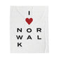 Norwalk Vision Velveteen Plush Blanket
