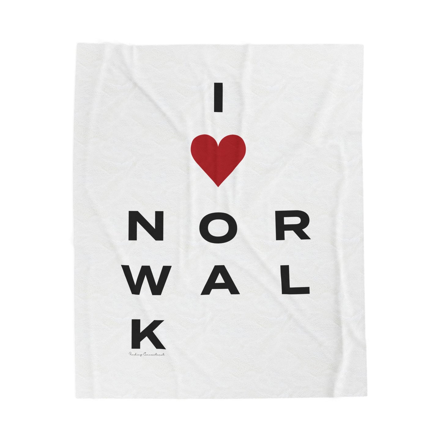 Norwalk Vision Velveteen Plush Blanket