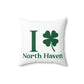 I Clover North Haven Spun Polyester Square Pillow
