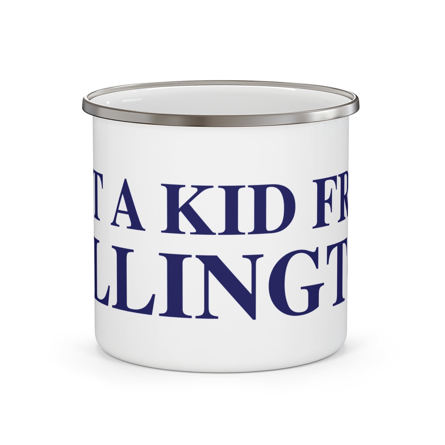 Just a kid from Willington Enamel Camping Mug