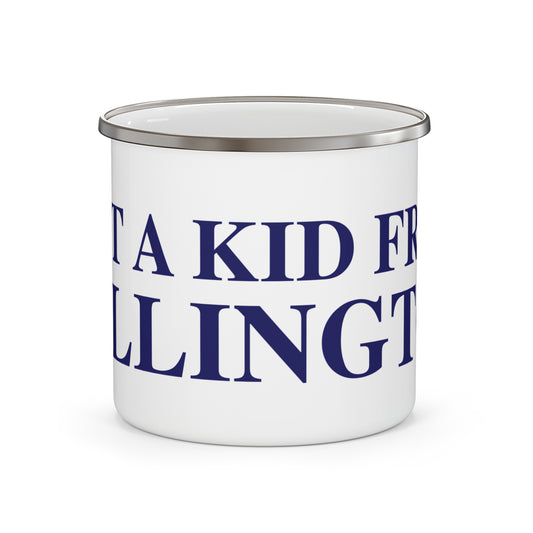 Just a kid from Willington Enamel Camping Mug