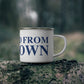 Just a kid from Newtown Enamel Camping Mug