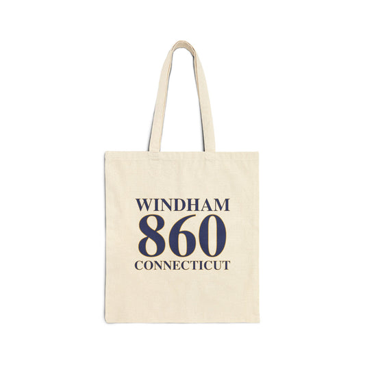 Windham 860 Connecticut  Cotton Canvas Tote Bag